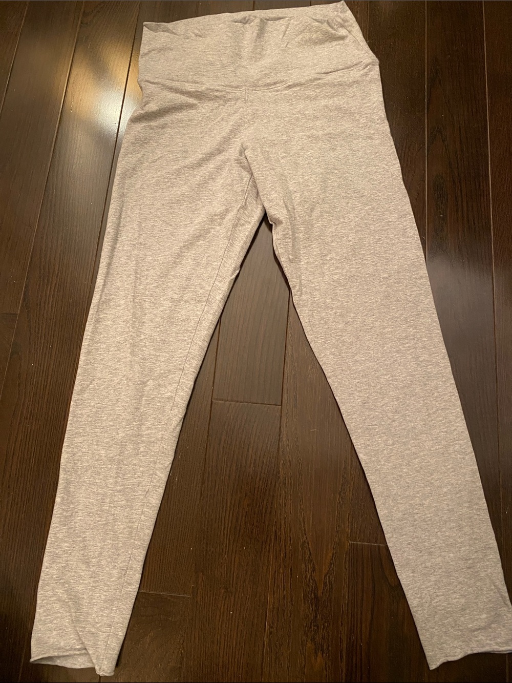 TNA High-Waist Yoga Leggings - Light Heather Gray